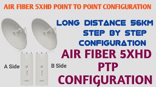 How to Configure airFiber 5XHD PointtoPoint Link by technical jawad rihan  airfiber 5xHD [upl. by Gona]