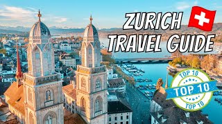 ZURICH TRAVEL GUIDE Top 10 Things to do in Zurich Switzerland  Uetliberg Landesmuseum amp MORE [upl. by Aniar]