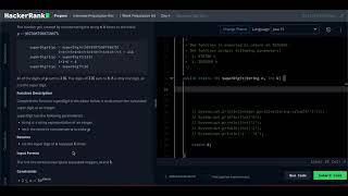 HackerRank  Recursive Digit Sum  Java  char caculation [upl. by Legra]