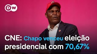 Em direto CNE divulga resultados das eleições gerais em Moçambique [upl. by Aitra]