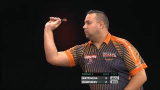 SPEED DARTS Wattimena v Humphries Players Championship Finals 2020 Round 2 [upl. by Rosane]