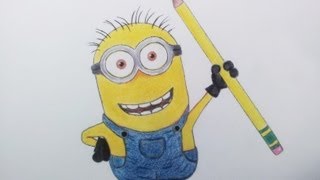 Drawing a Minion TimeLapse [upl. by Neerhtak]