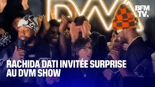 Rachida Dati invitée surprise au DVM Show l’émission rap qui cartonne sur Twitch [upl. by Oretos]