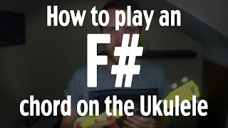 How to play an F chord on the Ukulele  by iamJohnBarker [upl. by Anitsirhcairam]