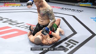 Robert Whittaker vs Marvin Vettori UFC4 [upl. by Sax512]