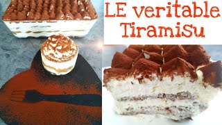 La recette du VERITABLE tiramisu  Tiramisu traditionnel  Tiramisu facile [upl. by Eisserc]