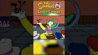 Homer Goes to Clown College  The Simpsons shorts [upl. by Kenti]