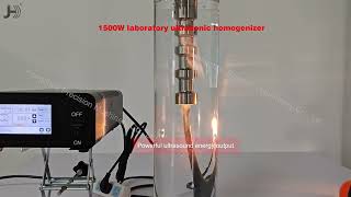 ultrasonic homogenizer for 5 liter batch volume [upl. by Liamsi758]