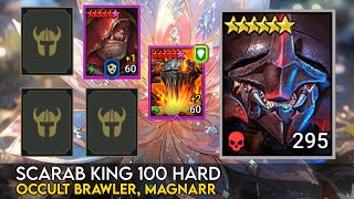 Scarab King 100 Hard  Occult Brawler Magnarr  Raid Shadow Legends Guide [upl. by Trevethick]