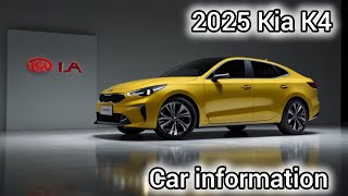 2025 Kia K4 Style Comfort and Value in a Compact Package [upl. by Eeleimaj]