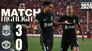 HIGHLIGHTS Liverpool 30 Manchester United  Sellout crowd for USA Tour win [upl. by Enna]