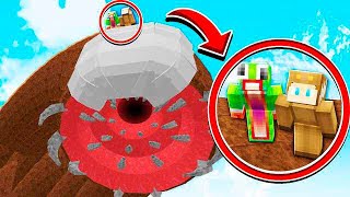 SURVIVING ON TOP OF A GIANT WORM IN MINECRAFT [upl. by Marney]