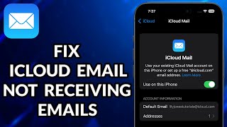 How To Fix iCloud Email Not Receiving Emails [upl. by Anikehs]