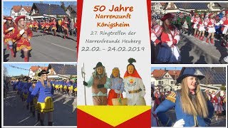 Narrentreffen Königsheim am 24 Februar 2019 [upl. by Hendel125]