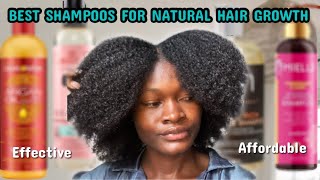 BEST SHAMPOOS FOR NATURAL HAIR GROWTH  affordable and effective [upl. by Kedezihclem393]