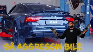 RAKA RÖR PÅ AUDI RS7 C7 HADE AV DRIVAXEL [upl. by Philipa]