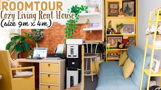 ROOMTOUR  KONTRAKAN PETAKAN SUPER COZY 9m x 4m Bikin Nyaman DiRumahAja  Apartment Tour [upl. by Haland48]