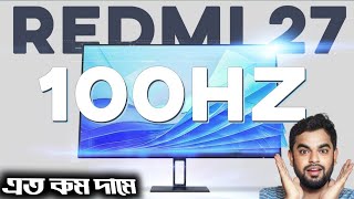 Xiaomi Redmi 27 Inch Monitor review Xiaomi Monitor Price in Bangladesh [upl. by Gilemette]