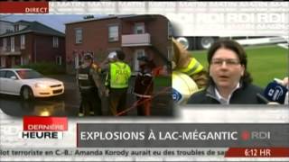 Explosions à LacMégantic  les autorités font le point [upl. by Casey]