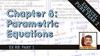 Parametric Equations 2 • Converting trig functions to Cartesian • P2 Ex8B • 🚀 [upl. by Askari105]