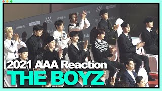 ENG 2021 AAA OFFICIAL THE BOYZ reaction 더보이즈 리액션2021 Asia Artist Awards 아시아 아티스트 어워즈 AAA 2021★ [upl. by Eerbua]