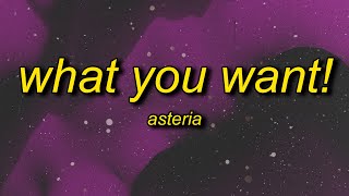 asteria  WHAT YOU WANT feat Hatsune Miku Lyrics [upl. by Atel]