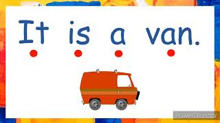 CVC Reading Lesson 1  CVC words in Sentences  Sentences with Short Vowel Aa [upl. by Otti]