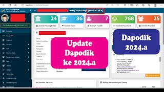 Cara Update Dapodik dari Versi 2023 ke 2024 [upl. by Stent]