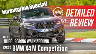 2023 BMW X4 M Competition Detailed review Nurburgring walkaround vlog POV [upl. by Cissiee748]