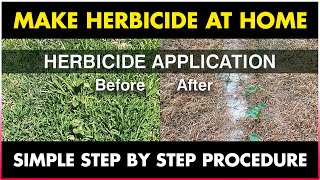 How to make WEED KILLER  HERBICIDE at home  How to Kill weeds Naturally  Organic Herbicide [upl. by Ibbed849]