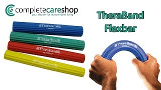 Thera Band FlexBar Video Demo  Treat Tennis Elbow [upl. by Nanam967]