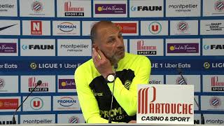 Point presse  Michel Der Zakarian avant ASM vs MHSC [upl. by Eyeleen]