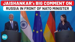 Jaishankars Explosive Russia Comment In Front Of NATO Minister Amid PM Modi Peace Push  Ukraine [upl. by Alenas]