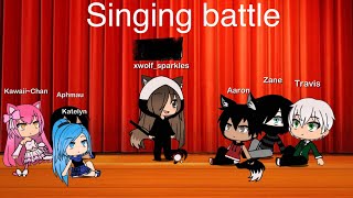 Singing battle Aphmau versionGacha life [upl. by Otecina]