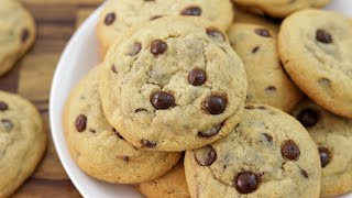 Soft and Chewy Chocolate Chip Cookies Recipe [upl. by Irpak]