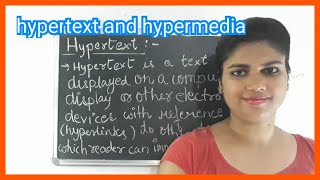 Hypertext and hypermediaMULTIMEDIA [upl. by Gauldin218]