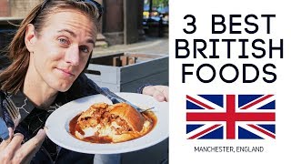 British Food Tour  3 Dishes You HAVE to Try in England Americans try British food [upl. by Anthony]