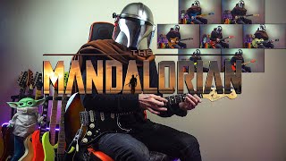 Star WarsThe Mandalorian Theme Ludwig Göransson  7 Guitars  Cover by Ignacio Torres NDL [upl. by Gladdie]