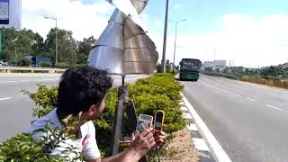 V United turbines vertical axis wind turbine Prashanth D [upl. by Schiro]