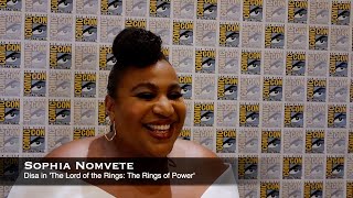 INTERVIEW Sophia Nomvete  LOTR The Rings of Power [upl. by Glassman992]