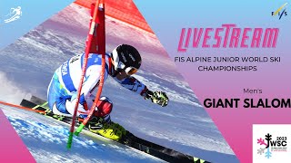 LIVE FIS Alpine Junior World Ski Championships 2023 St Anton  Mens Giant Slalom [upl. by Lorenzo]