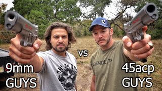 9mm Guys vs 45acp Guys [upl. by Winna]