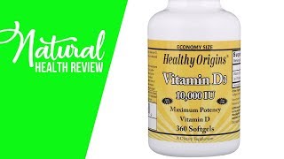 Healthy Origins Vitamin D3 10000 IU 360 Softgels [upl. by Jedlicka]