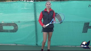 Daniela Lentisco  College Tennis Recruiting Video Fall 21 [upl. by Yvan]