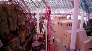 Canyon Blaster front seat onride HD POV Adventuredome [upl. by Fritts]