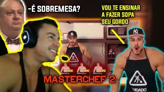 SUPER XANDÃO REAGINDO AO LÉO STRONDA NO MASTERCHEF 2 léostronda masterchef react [upl. by Attennaej]