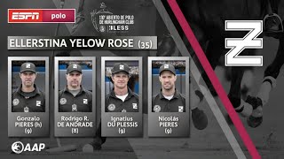 Highlights Ellerstina Yellow Rose vs La Dolfina Saudi 2023 Hurlingham Polo Open wwwliveaapolocom [upl. by Ydor]