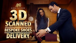 Carmina Shoemakers 3D Bespoke Revolution  My 3D Scanned Bespoke Shoes Delivered  Kirby Allison [upl. by Annonyw869]