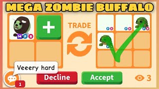 😭😭SAD ARE THEY REALLY HARD TO TRADE BUT STILL WORTH A LOT LATEST OFFERS FOR MEGA ZOMBIE BUFFALO [upl. by Yldarb672]