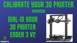 Calibrating Your 3D Printer Overview  Ender 3 V2 [upl. by Eissim687]